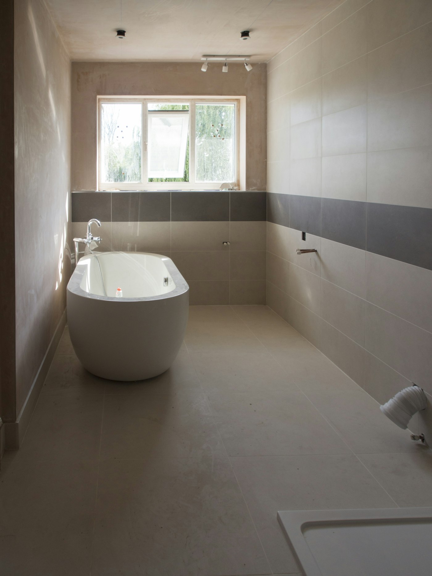 Bathroom upgrade in a home