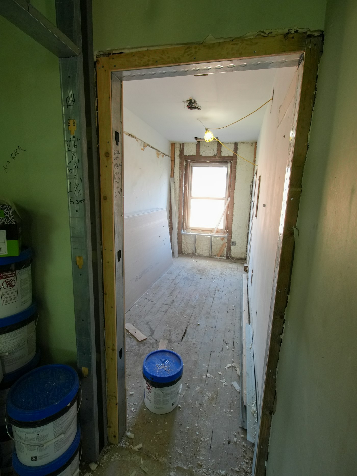 Interior renovation work in progress